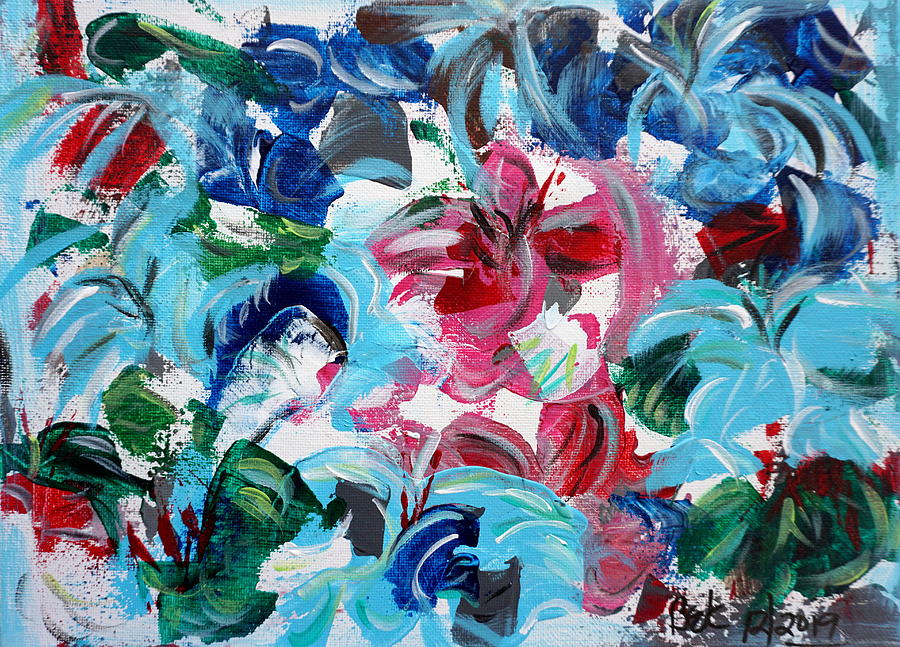 Summer Lilies Painting by Brent Knippel