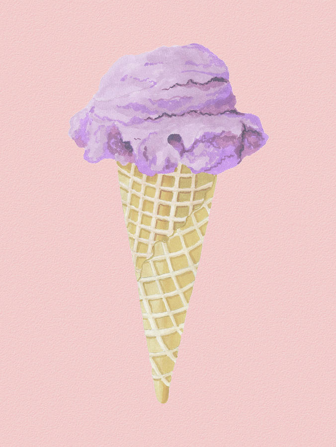 Summer Lovin Ice Cream I Painting by Ink Well
