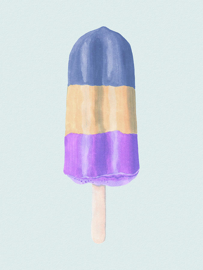 Ice Cream Painting - Summer Lovin Ice Cream II by Ink Well