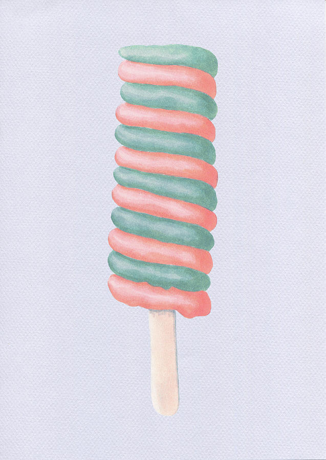 Ice Cream Painting - Summer Lovin Ice Cream IV by Ink Well