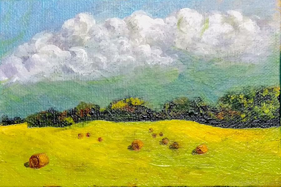 Summer Meadow Painting