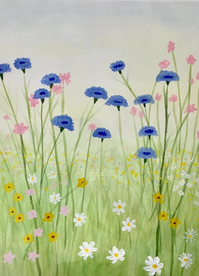 Summer Meadow  Painting by Barbara Magor