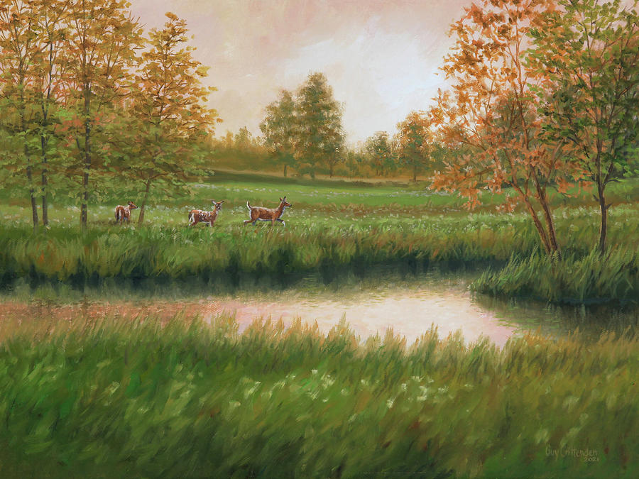 Summer Meadow Painting