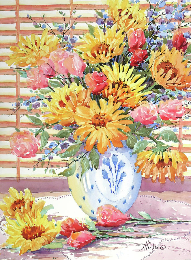 Summer Mix Painting by Joyce Hicks