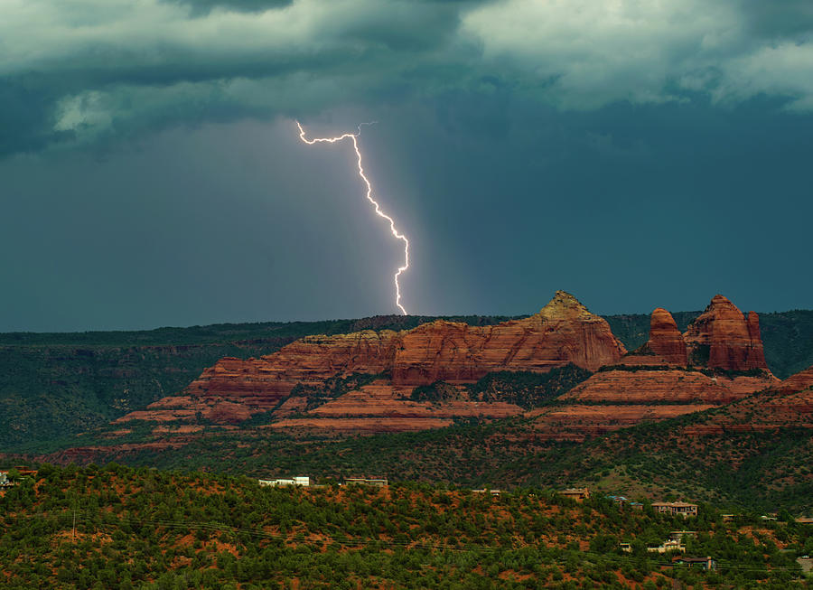 Summer Monsoon Strike Photograph by Heber Lopez