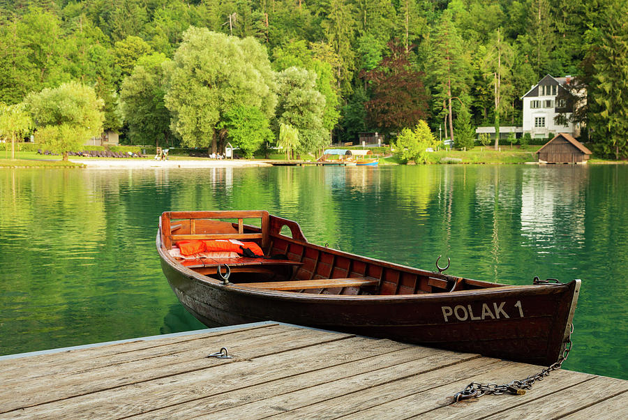 Summer morning at Lake Bled Photograph by Ian Middleton