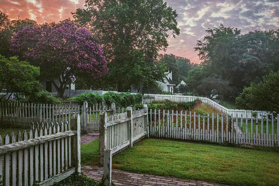 Summer Morning In Colonial Williamsburg Photograph