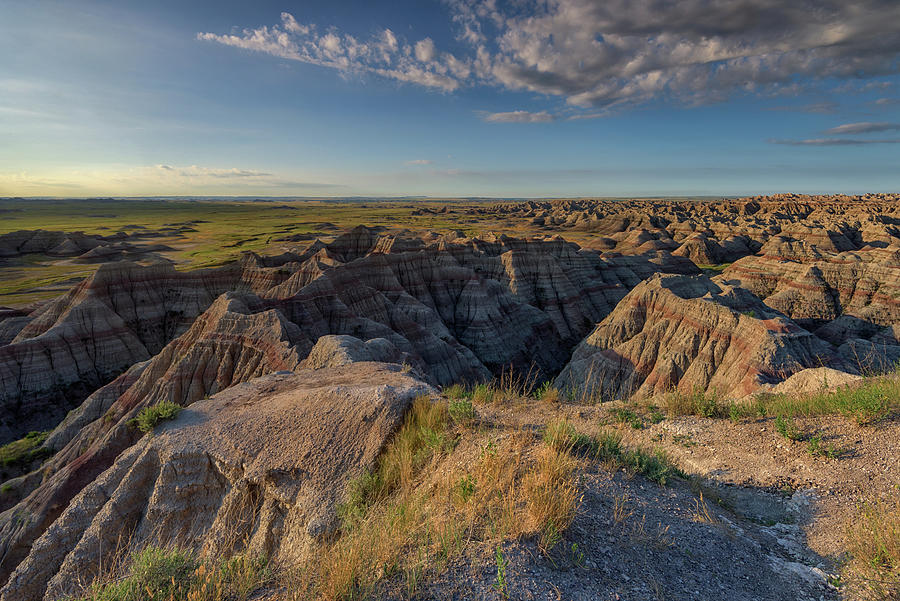 Summer Morning in the Badlands Photograph by Kristen Wilkinson