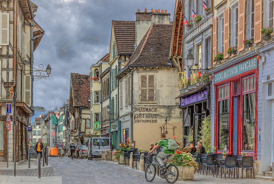 Summer Morning in Troyes, France Photograph by Marcy Wielfaert