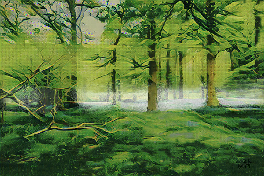 Summer Morning MIst by Digital Painting Summer Morning MIst by Digital Painting