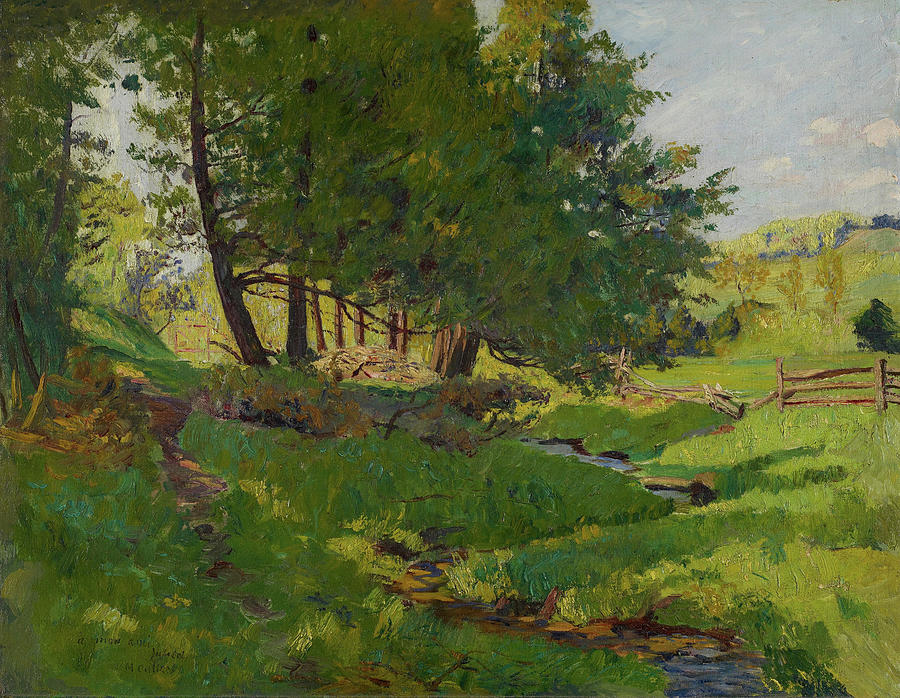 Summer near Beaupre, 1895-1905 Painting by Maurice Cullen