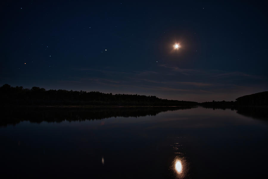 Summer Night Over Desna River Photograph by Andrii Maykovskyi