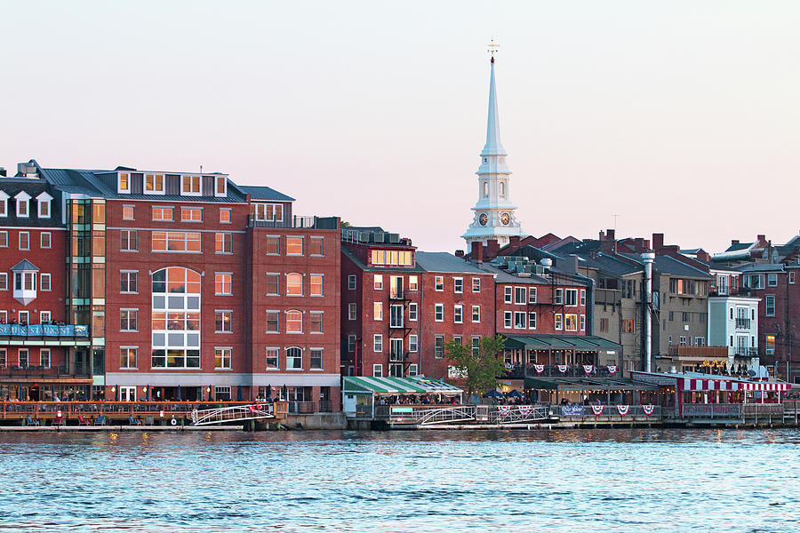 Summer Nights in Portsmouth NH Photograph by Eric Gendron