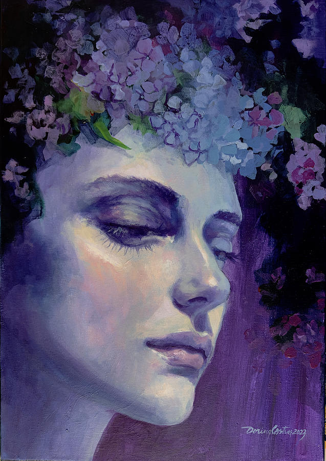Flower Painting - Summer Nostalgia by Dorina Costras