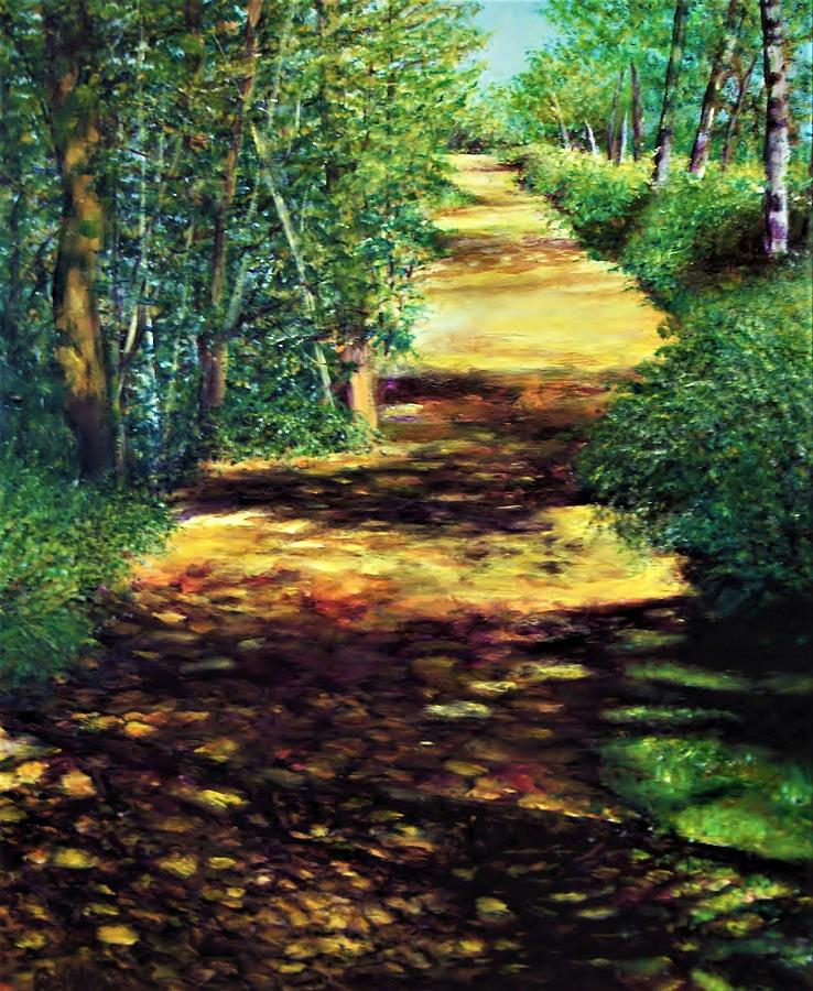 Shade Painting - Summer Path by Sheldon Goldman