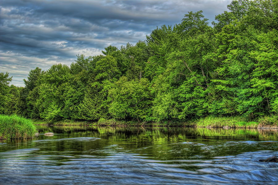 Summer Riffles On The Eau Claire River Photograph by Dale Kauzlaric