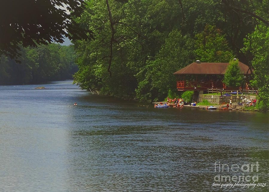 Summer Riverscape Photograph by Tami Quigley