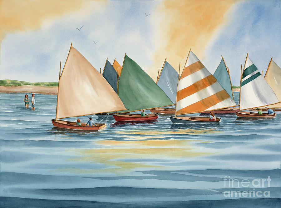 Summer Sail Painting by Michelle Constantine