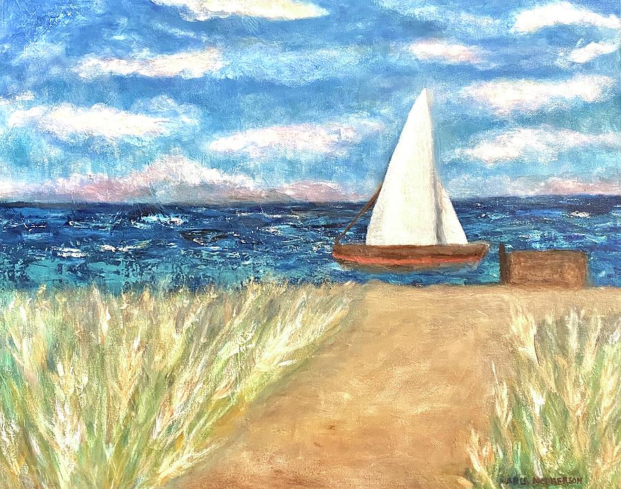 Summer Seascape Painting