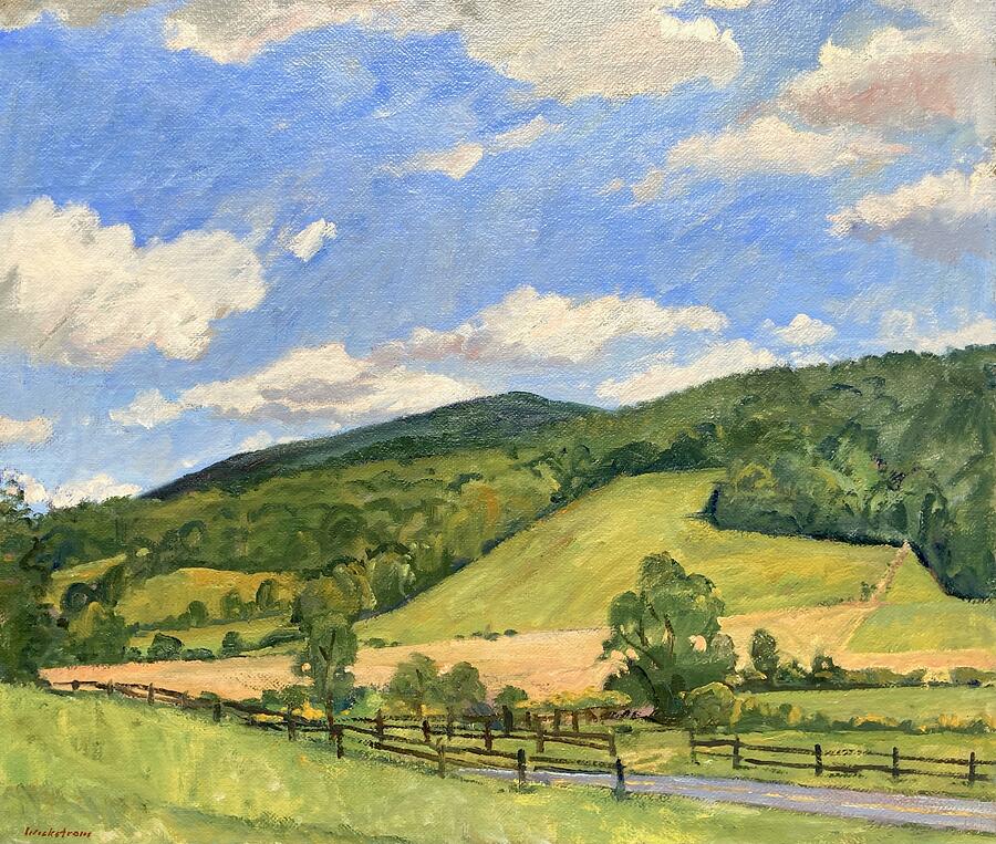  Summer Shapes/Berkshires Landscape Painting Painting by Thor Wickstrom