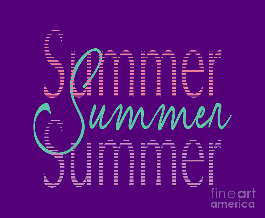 Summer Shirt, Cute Summer Shirt, Summer Vacation Shirt, Vacation Shirt, Summer Shirts For Women,  Digital Art by David Millenheft