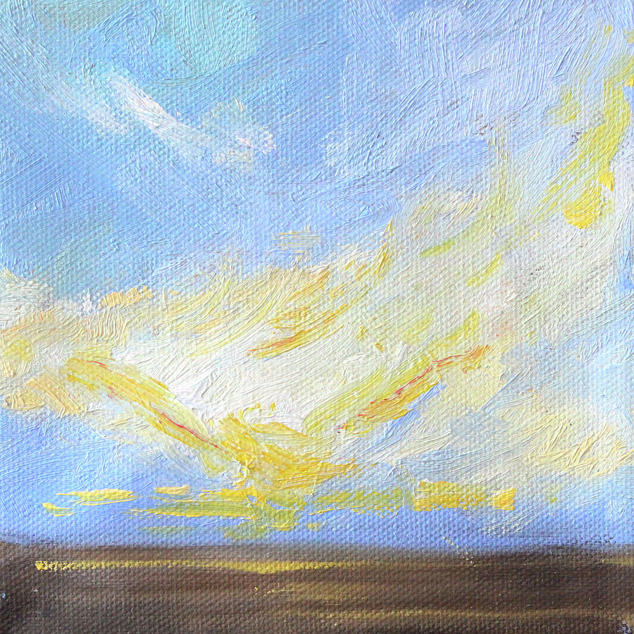 Summer Sky 2 Painting by Nancy Merkle