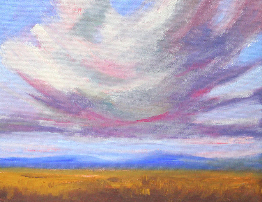 Summer Sky Painting by Nancy Merkle