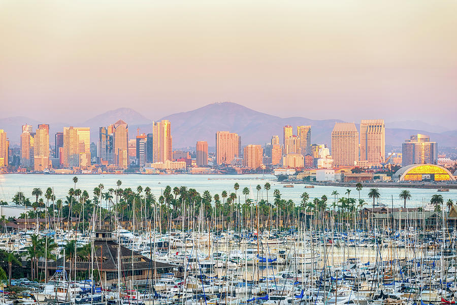 San Diego Summer Skyline #2 Photograph by Joseph S Giacalone