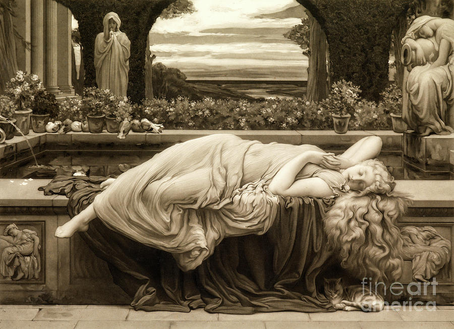 Summer Slumber  Painting by Frederic Leighton