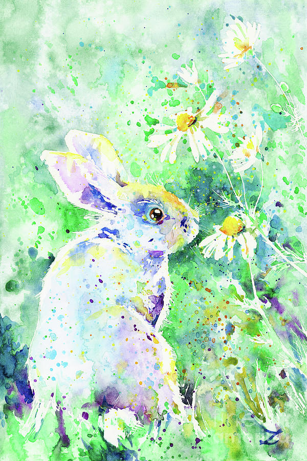 Animal Painting - Summer Smells by Zaira Dzhaubaeva