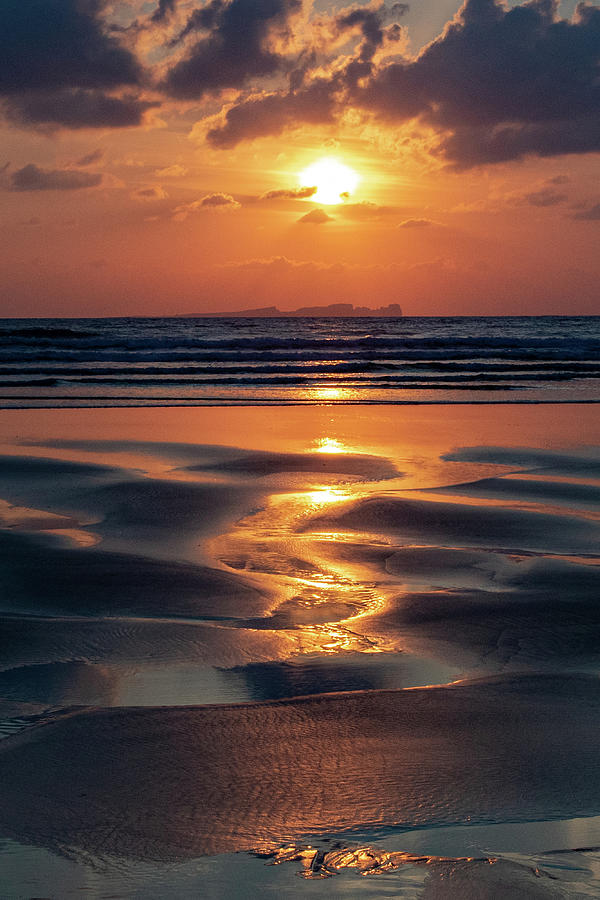 Summer Solstice Sunset Photograph by John Soffe