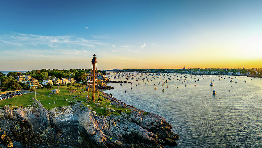 Summer Solstice Sunset off Chandler Hovey Park in Marblehead Mas Photograph by Jeff Folger Summer Solstice Sunset off Chandler Hovey Park in Marblehead Mas Photograph by Jeff Folger