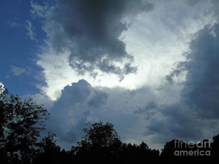 Summer Storm Clouds Above Photograph by D Hackett