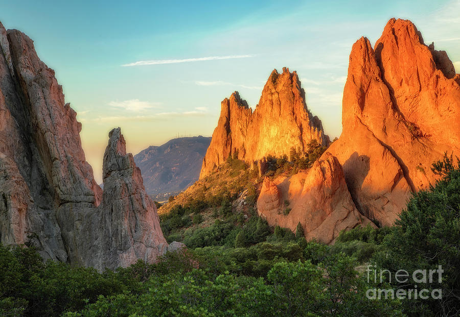 Summer Sunrise at Garden of the Gods Photograph by Ronda Kimbrow