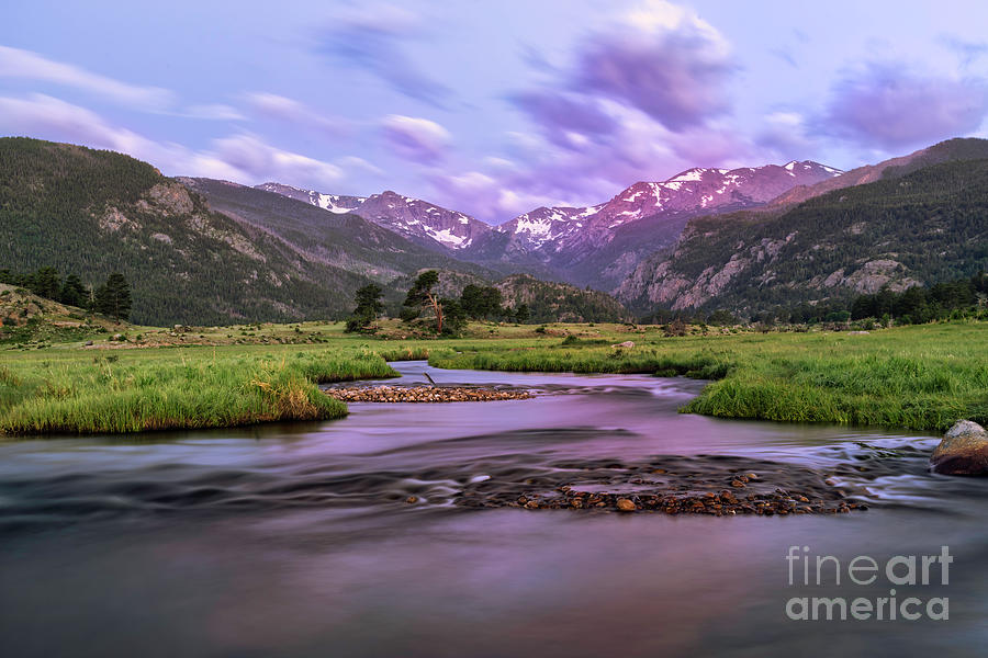 Summer Sunrise in Moraine Park, Rocky Mountain National Park Photograph by Ronda Kimbrow
