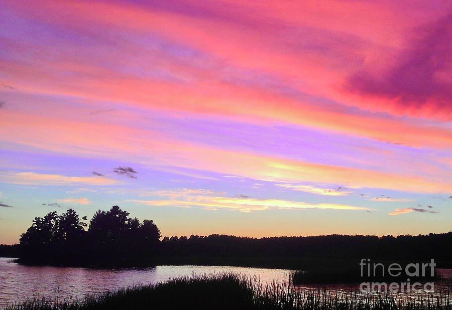 Sunset Photograph - Summer Sunset Beauty by Ann Brown