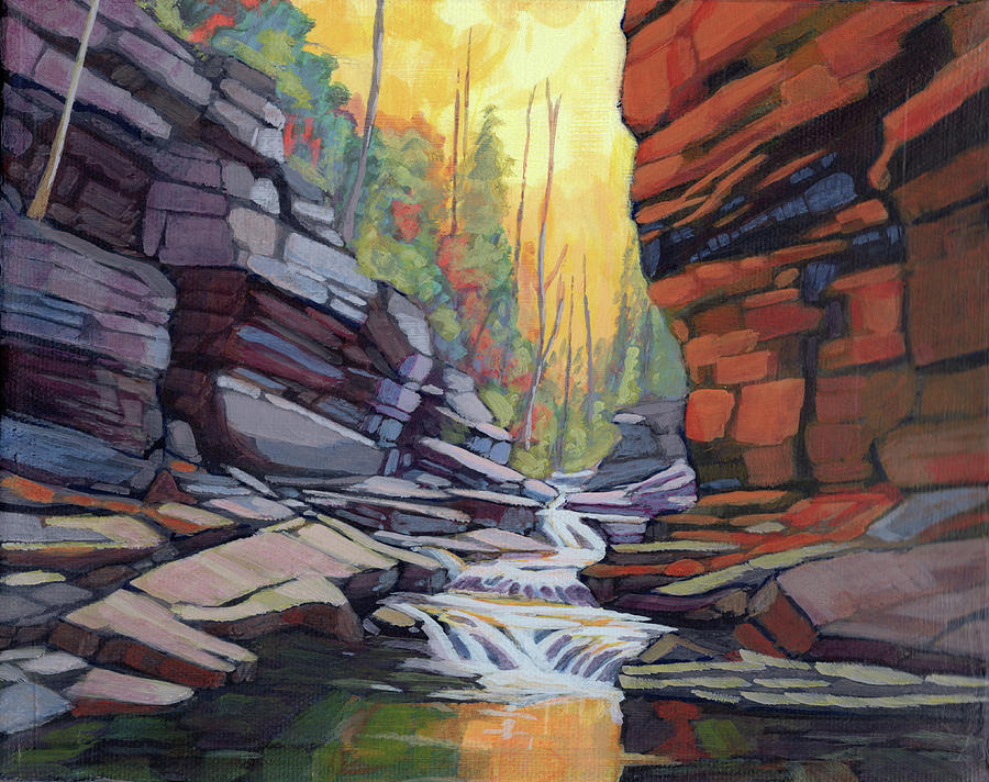 Summer Swimming Hole Painting by Matt Dominger - Fine Art America