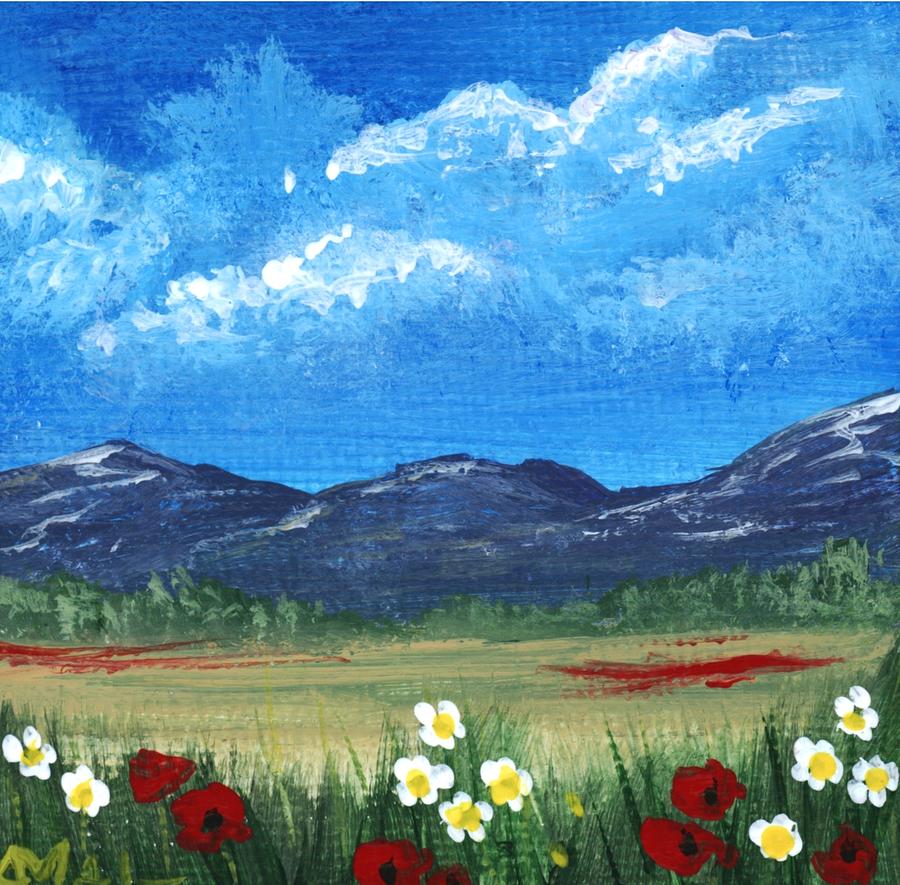 Summer View #1 Painting by Anastasiya Malakhova