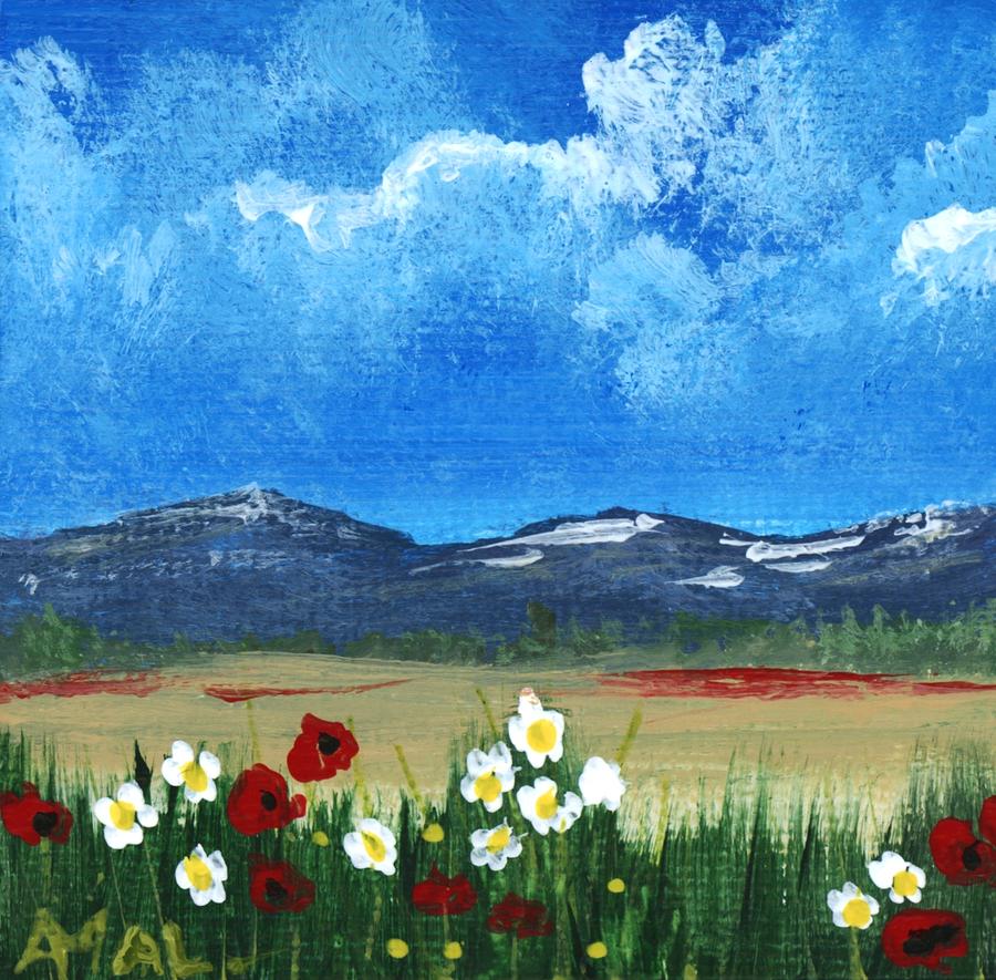Summer View #3 Painting by Anastasiya Malakhova