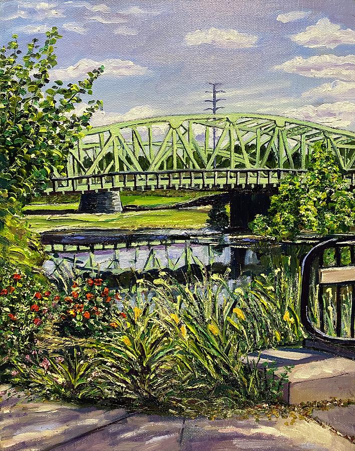 Summer View, Westfield Bridge Painting by Richard Nowak