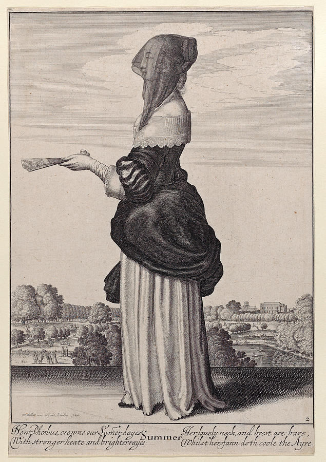 Summer Drawing by Wenceslaus Hollar