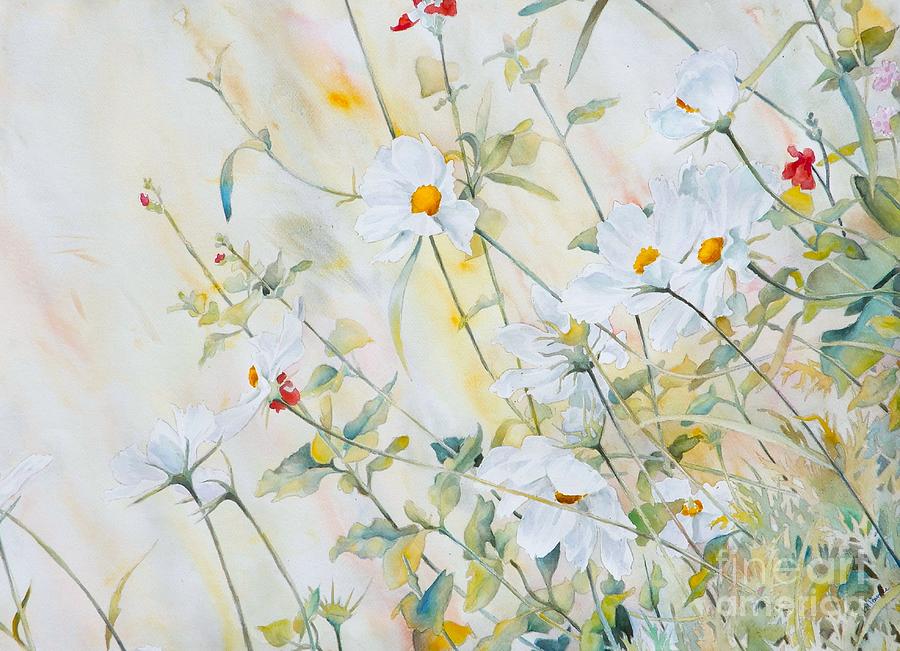 Summer white Painting by K M Pawelec