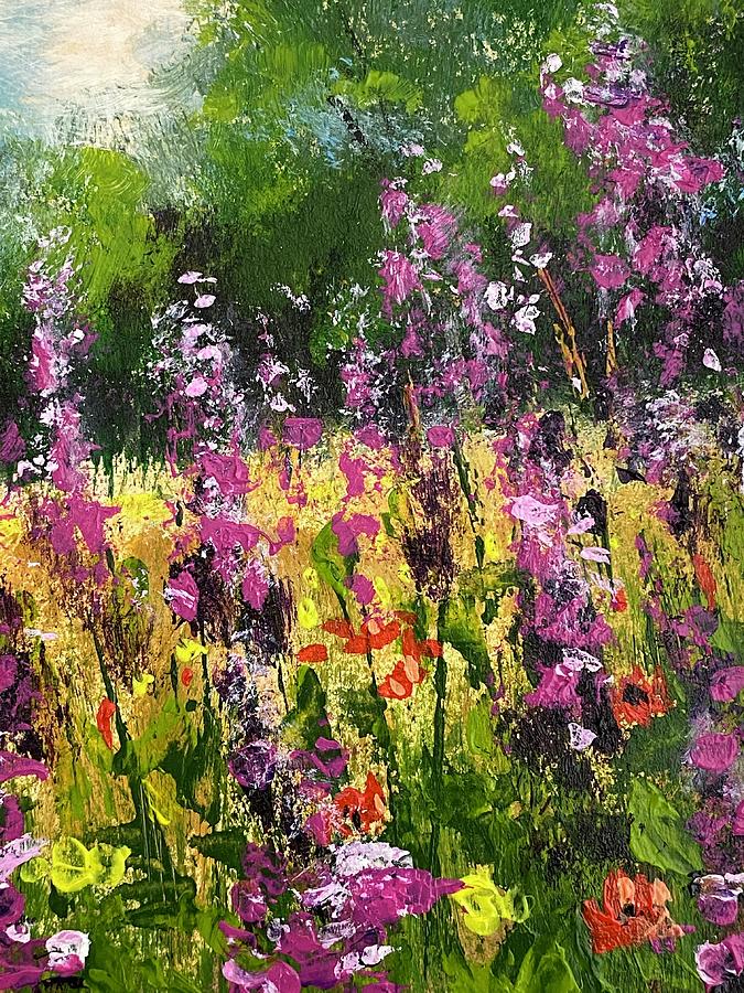 Summer Wild Flowers 3 Painting by Masha Batkova
