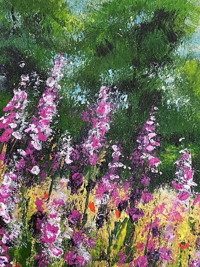 Summer Wild Flowers 5 Painting by Masha Batkova