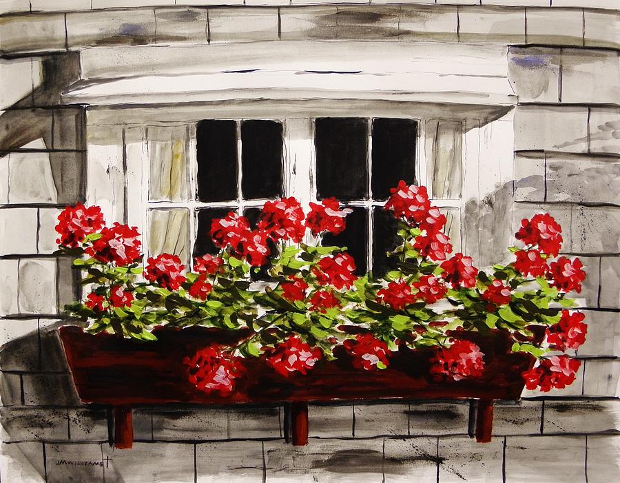 Summer Window Painting by John Williams