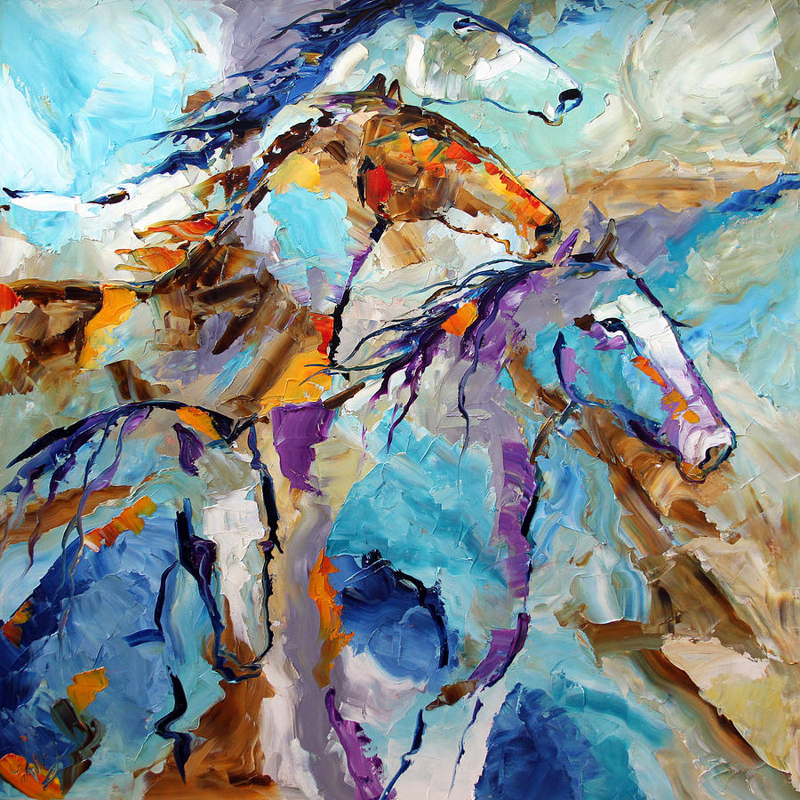 Summer Winds Painting by Laurie Pace