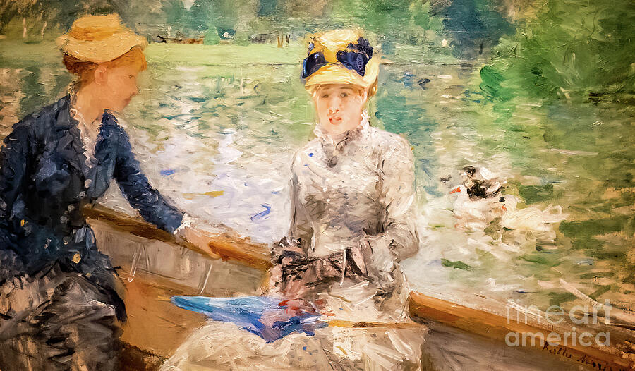 Summers Day by Berthe Morisot 1879 Painting by Berthe Morisot