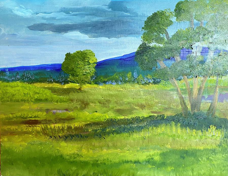 Summers Day Painting by Monica Hebert