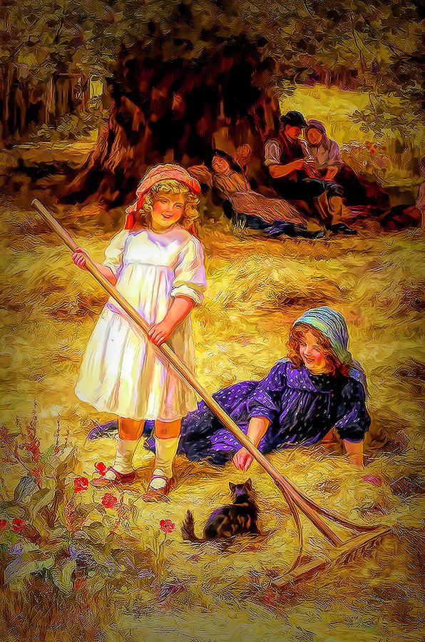 Summers Fun Painting Photograph by George Sheridan Knowles