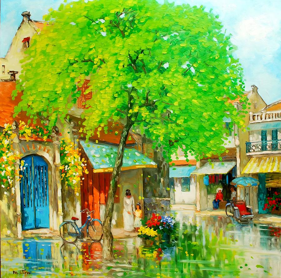 Summer Painting - Summers Moments 12 by Manh Quang
